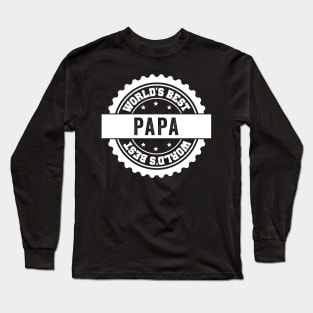 Worlds Best Papa Long Sleeve T-Shirt